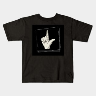 Hand signs Kids T-Shirt
